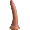 KING COCK - ELITE DILDO REALISTICO SILICONA 17.8 CM CARAMELO - Sensuana.es