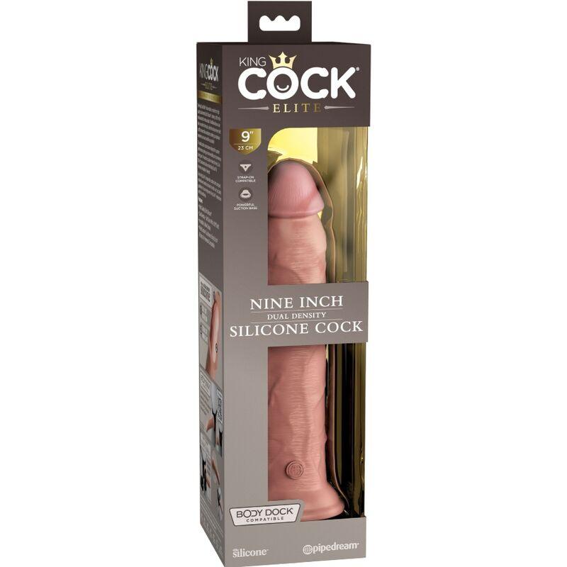 KING COCK - ELITE DILDO REALISTICO SILICONA 23 CM - Sensuana.es