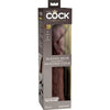 KING COCK - ELITE DILDO REALISTICO SILICONA 28 CM MARRON - Sensuana.es