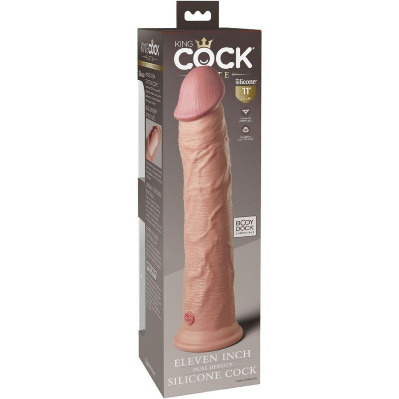 KING COCK - ELITE DILDO REALISTICO SILICONA 28 CM - Sensuana.es