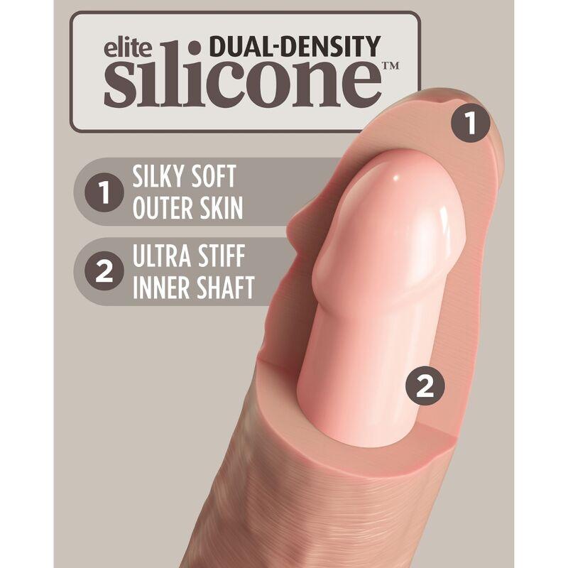 KING COCK - ELITE DILDO REALISTICO SILICONA 28 CM - Sensuana.es