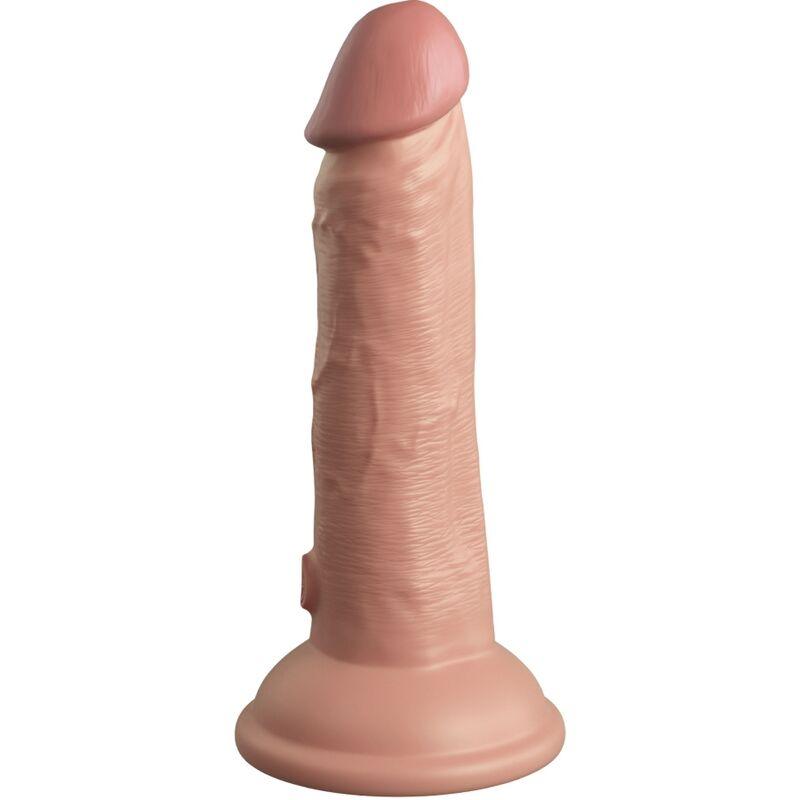 KING COCK - ELITE DILDO REALISTICO VIBRADOR & SILICONA 15.2 CM - Sensuana.es