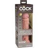 KING COCK - ELITE DILDO REALISTICO VIBRADOR & SILICONA 20.3 CM - Sensuana.es