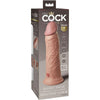 KING COCK - ELITE DILDO REALISTICO VIBRADOR & SILICONA 20.3 CM - Sensuana.es