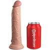 KING COCK - ELITE DILDO REALISTICO VIBRADOR & SILICONA CONTROL REMOTO 23 CM - Sensuana.es