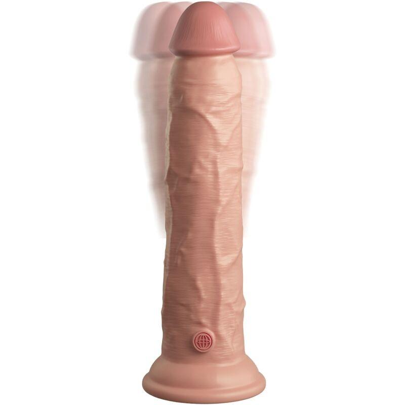 KING COCK - ELITE DILDO REALISTICO VIBRADOR & SILICONA CONTROL REMOTO 23 CM - Sensuana.es