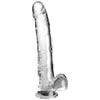 KING COCK - CLEAR DILDO CON TESTICULOS 24.8 CM TRANSPARENTE - Sensuana.es