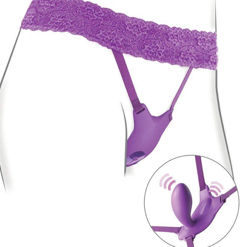 FANTASY FOR HER - ARNES MARIPOSA G-SPOT CON VIBRADOR, RECARGABLE & CONTROL REMOTO VIOLETA - Sensuana.es