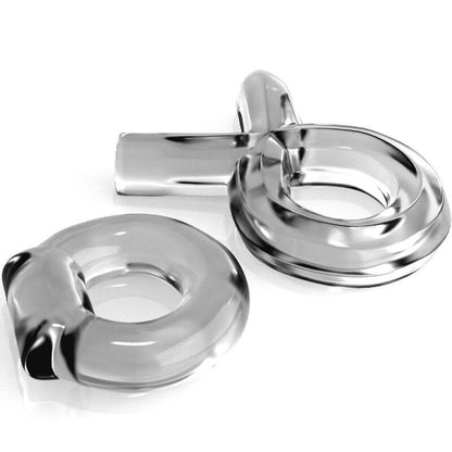 CLASSIX - SET PARA PAREJAS 2 ANILLOS PENE TRANSPARENTE - Sensuana.es