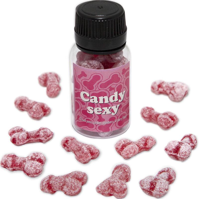 DIABLO PICANTE - CANDY SEXY BOTE 12 GOMINOLAS SABOR FRESA-CEREZA - Sensuana.es