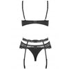 OBSESSIVE - HEARTINE SET TRES PIEZAS S/M - Sensuana.es