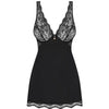 OBSESSIVE - LUVAE BABYDOLL Y TANGA NEGRO XS/S - Sensuana.es