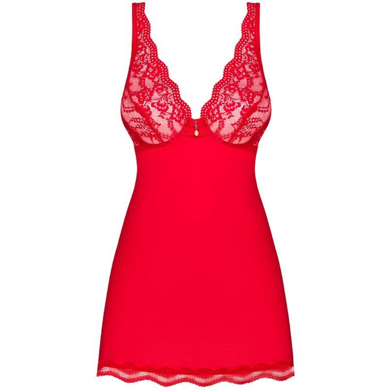 OBSESSIVE - LUVAE BABYDOLL & TANGA ROJO S/M - Sensuana.es