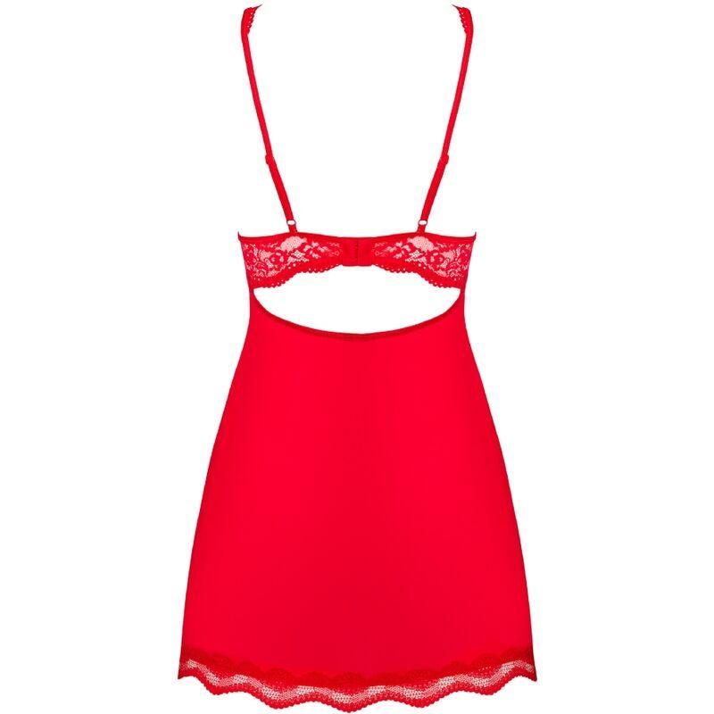 OBSESSIVE - LUVAE BABYDOLL & TANGA ROJO S/M - Sensuana.es