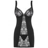 OBSESSIVE - HEARTINE CHEMISE & TANGA NEGRO S/M - Sensuana.es