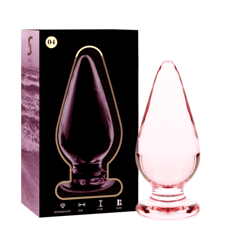 NEBULA SERIES BY IBIZA - MODELO 4 PLUG CRISTAL BOROSILICATO TRANSPARENTE 11 CM -O- 5 CM - Sensuana.es