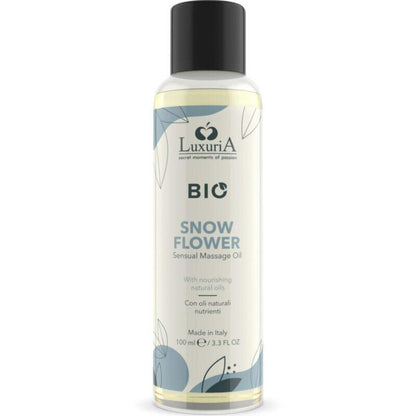 INTIMATELINE LUXURIA - BIO ACEITE MASAJE SNOW FLOWER 100 ML - Sensuana.es