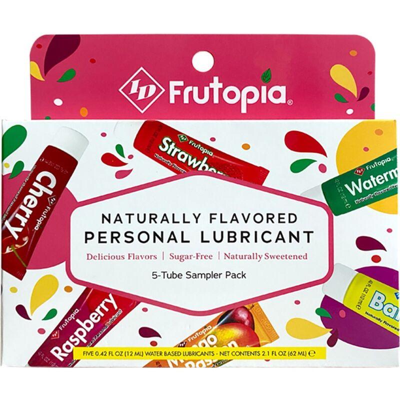 ID FRUTOPIA - LUBRICANTE SURTIDO 5 PACK 12 ML - Sensuana.es