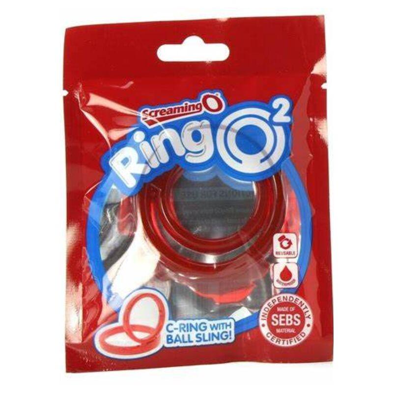 SCREAMING O - ANILLO RINGO 2 ROJO - Sensuana.es