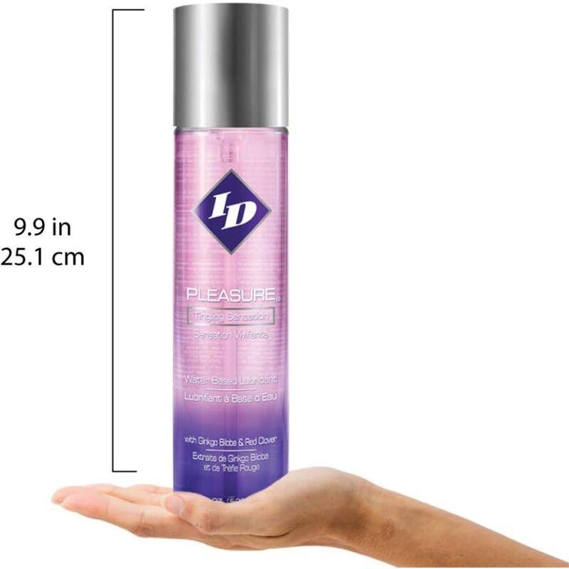 ID PLEASURE - LUBRICANTE BASE AGUA TINGING SENSATION 500 ML - Sensuana.es