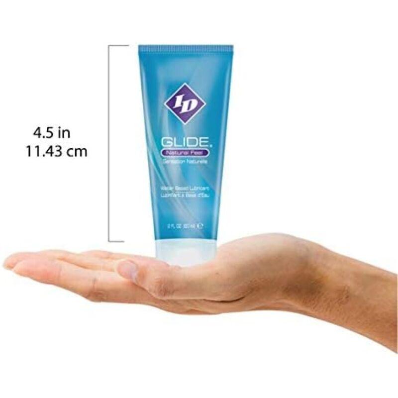 ID GLIDE - LUBRICANTE BASE AGUA ULTRA LONG LASTING TRAVEL TUBE 60 ML - Sensuana.es