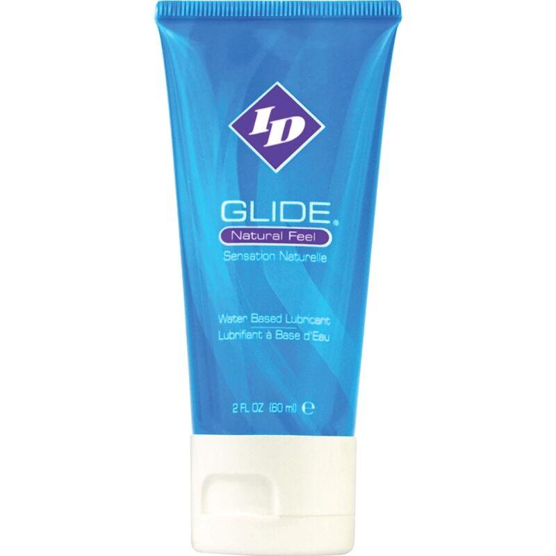 ID GLIDE - LUBRICANTE BASE AGUA ULTRA LONG LASTING TRAVEL TUBE 60 ML - Sensuana.es