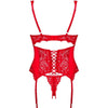 OBSESSIVE - AMOR CHERRIS CORSET & TANGA L/XL - Sensuana.es