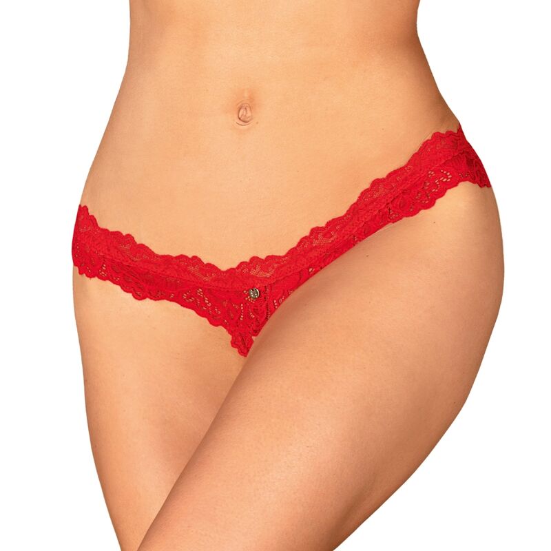 OBSESSIVE - AMOR CHERRIS TANGA CROTCHLESS S/M - Sensuana.es