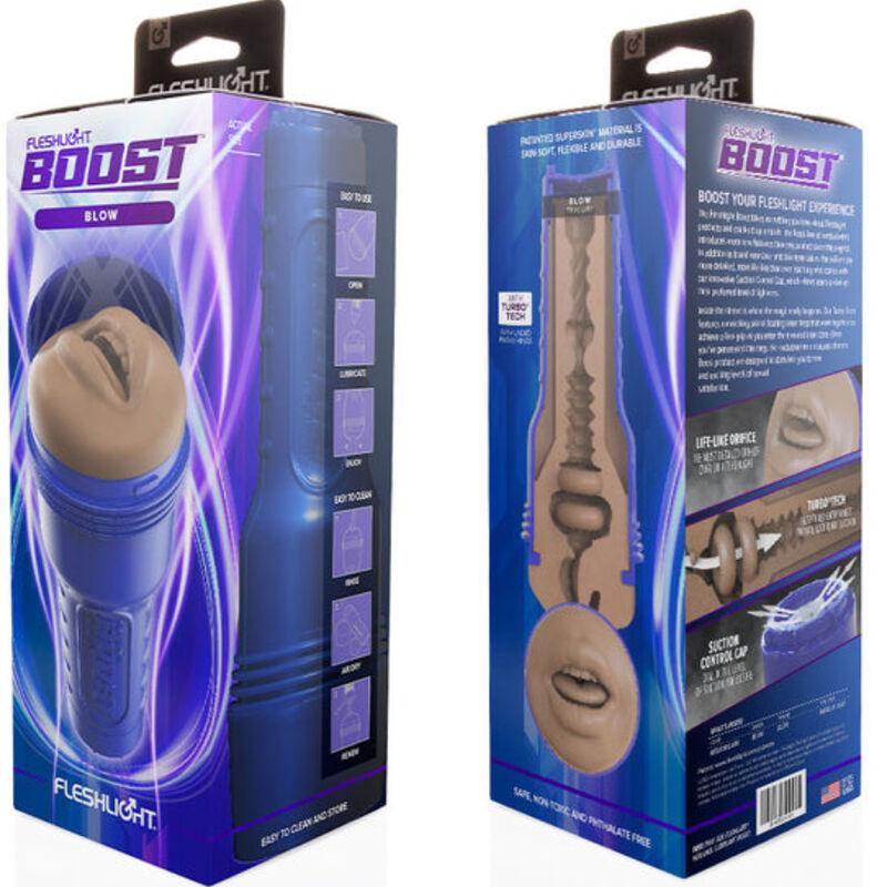 FLESHLIGHT BOOST - MASTURBADOR BOCA BLOW MD FLESH RP - Sensuana.es