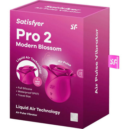 SATISFYER - AIR PULSE PRO 2 MODERN BLOSSOM VIBRADOR - Sensuana.es