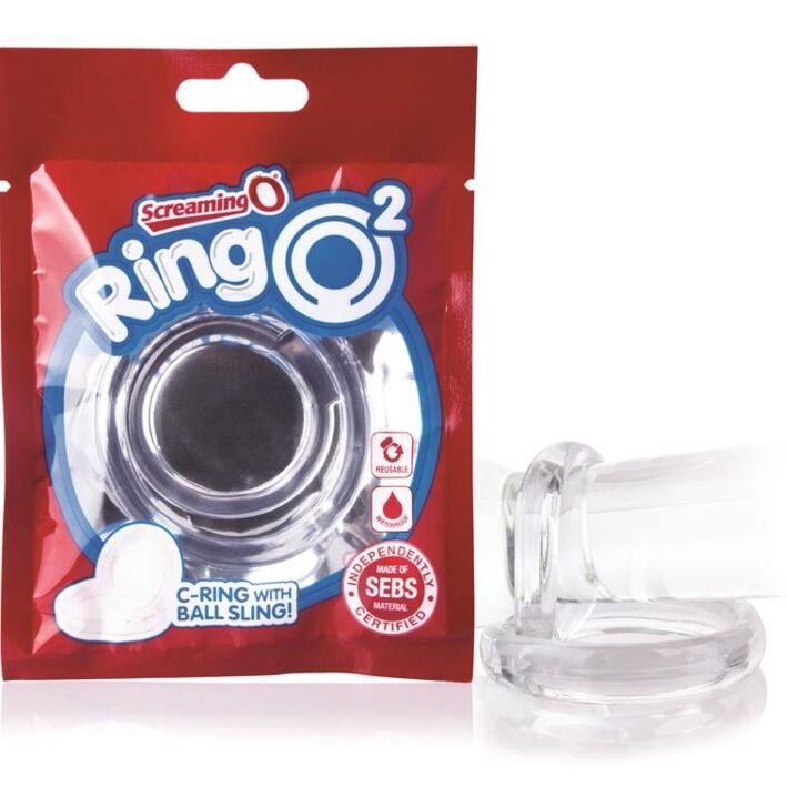 SCREAMING O - ANILLO RINGO 2 TRANSPARENTE - Sensuana.es