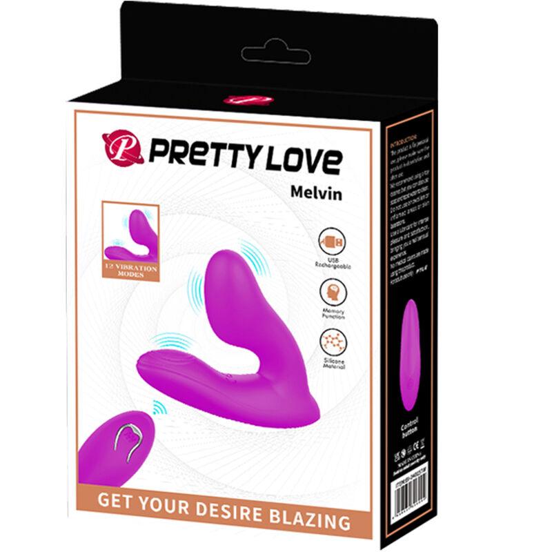 PRETTY LOVE - MELVIN MASAJEADOR CLITORIS CON CONTROL REMOTO - Sensuana.es