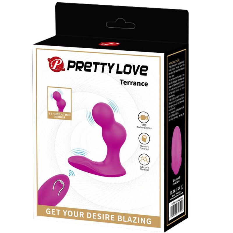 PRETTY LOVE - TERRANCE MASAJEADOR VIBRADOR ANAL CON CONTROL REMOTO - Sensuana.es