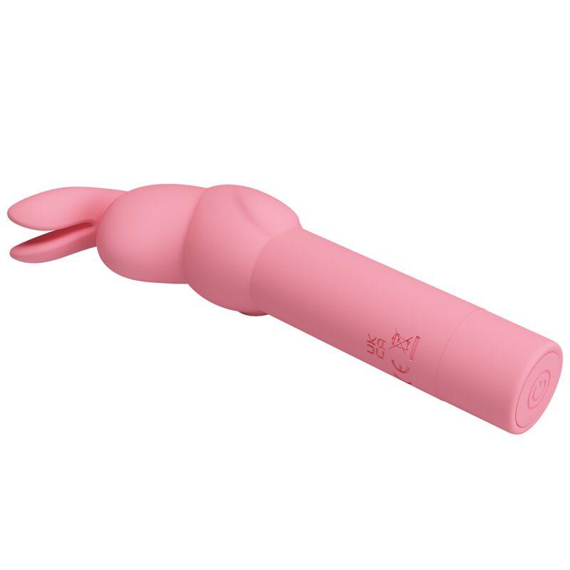 PRETTY LOVE - GERARDO VIBRADOR DE SILICONA CONEJO ROSA - Sensuana.es