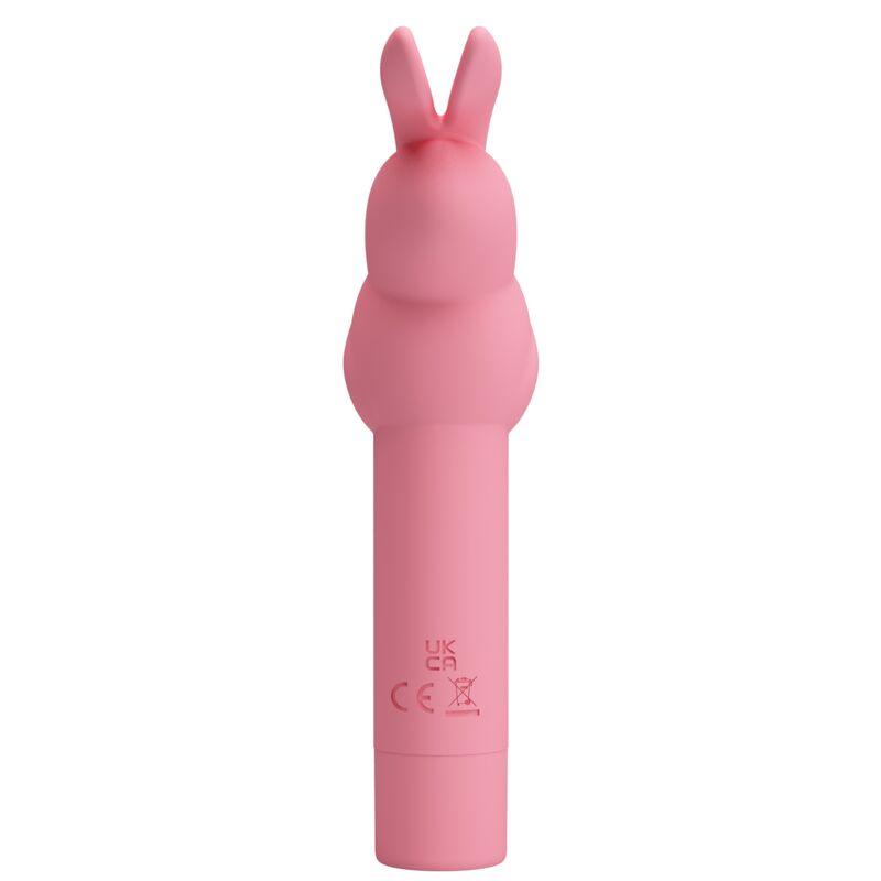 PRETTY LOVE - GERARDO VIBRADOR DE SILICONA CONEJO ROSA - Sensuana.es