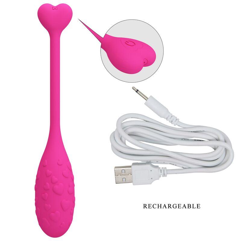 PRETTY LOVE - FISHERMAN HUEVO VIBRADOR ROSA CONTROLADO POR APP - Sensuana.es