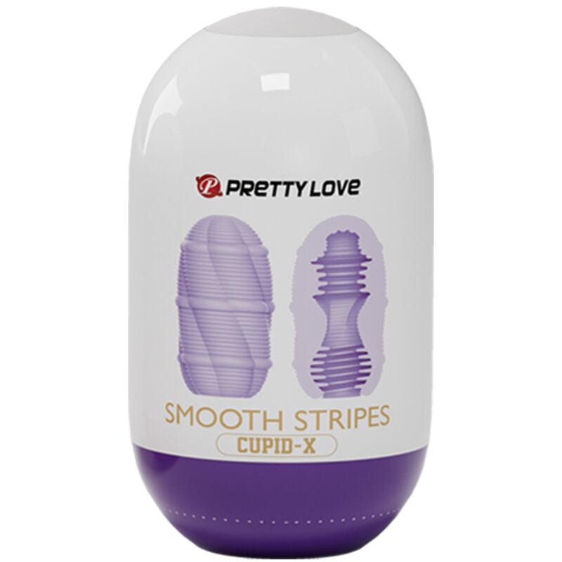 PRETTY LOVE - HUEVO MASTURBADOR SMOOTH STRIPES CUPID - Sensuana.es