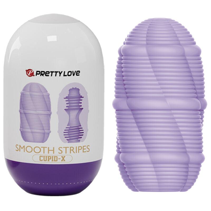 PRETTY LOVE - HUEVO MASTURBADOR SMOOTH STRIPES CUPID - Sensuana.es