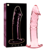 NEBULA SERIES BY IBIZA - MODELO 19 DILDO CRISTAL BOROSILICATO TRANSPARENTE 18.5 CM -O- 4 CM - Sensuana.es