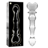 NEBULA SERIES BY IBIZA - MODELO 21 DILDO CRISTAL BOROSILICATO TRANSPARENTE 20.5 CM -O- 3.5 CM - Sensuana.es