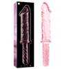 NEBULA SERIES BY IBIZA - MODELO 24 DILDO CRISTAL BOROSILICATO TRANSPARENTE 28.5 CM -O- 5 CM - Sensuana.es