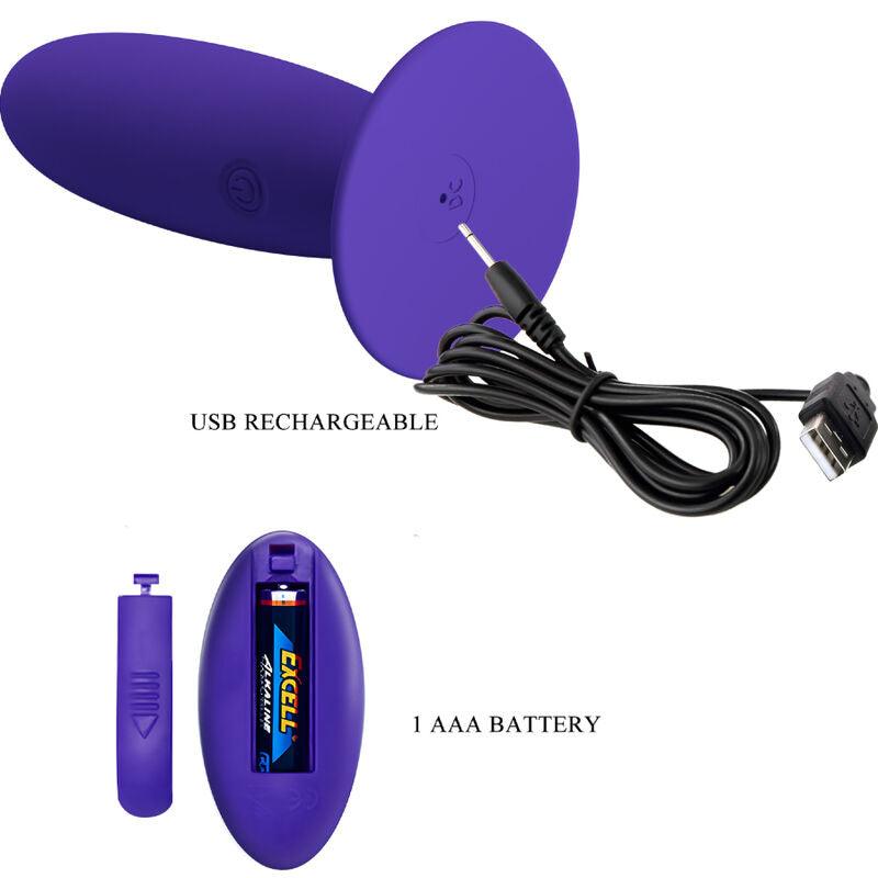 PRETTY LOVE - YOUTH PLUG ANAL VIBRADOR CONTROL REMOTO VIOLETA - Sensuana.es