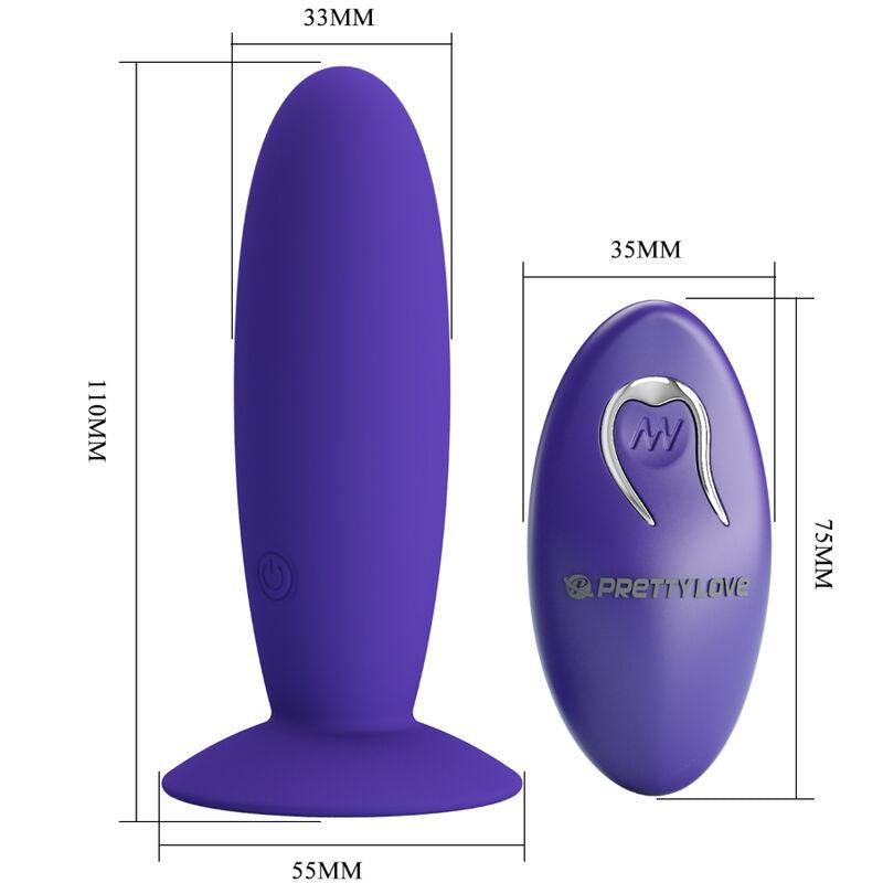 PRETTY LOVE - YOUTH PLUG ANAL VIBRADOR CONTROL REMOTO VIOLETA - Sensuana.es