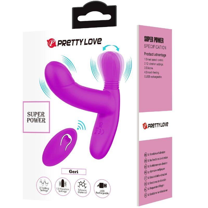 PRETTY LOVE - GERI MASAJEADOR CLITORIS CONTROL REMOTO ROSA - Sensuana.es