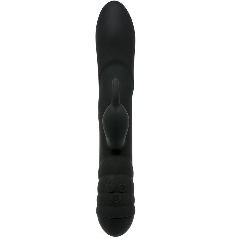 ADRIEN LASTIC - TWISTER MASAJEADOR VIBRADOR Y ROTADOR RABBIT NEGRO - Sensuana.es