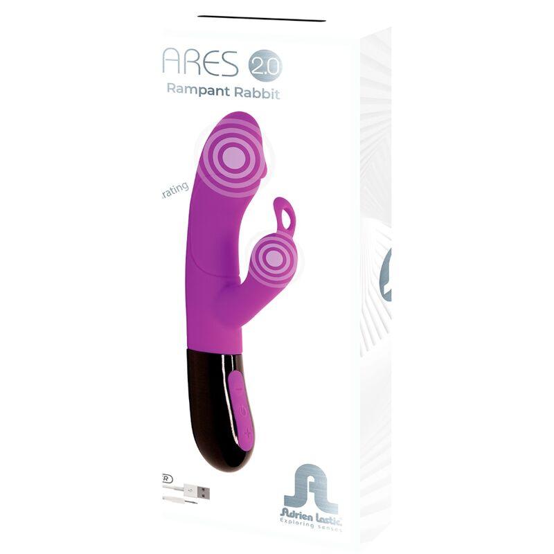 ADRIEN LASTIC - ARES 2.0 VIBRADOR RABBIT VIOLETA - Sensuana.es