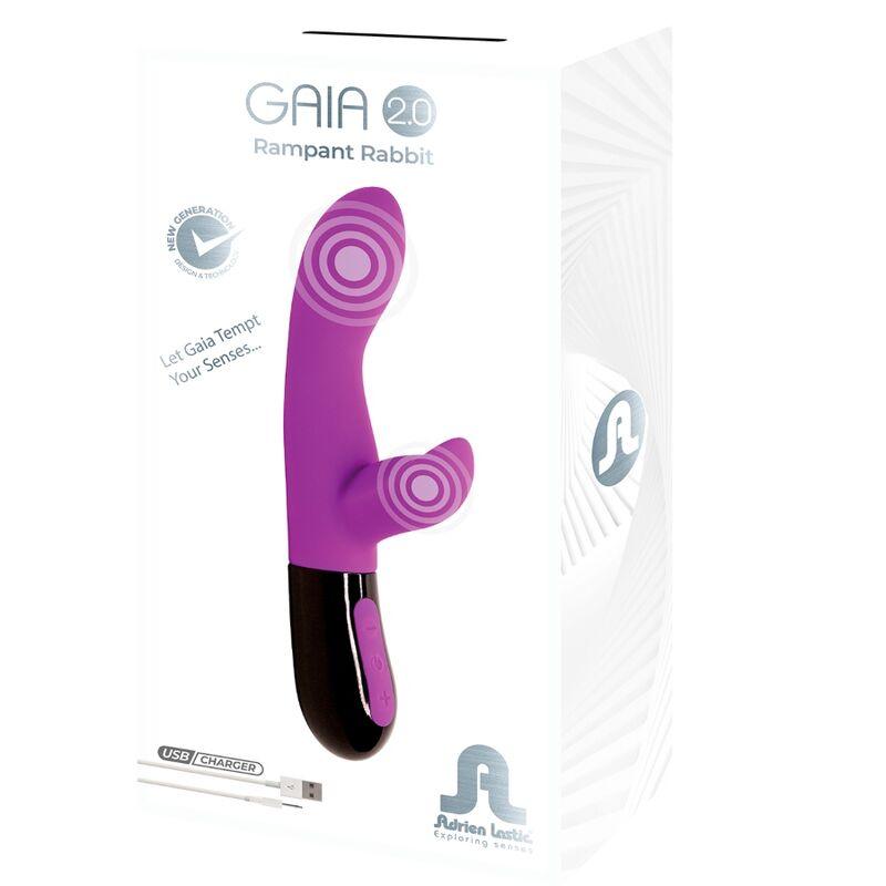 ADRIEN LASTIC - GAIA 2.0 VIBRADOR RABBIT VIOLETA - Sensuana.es