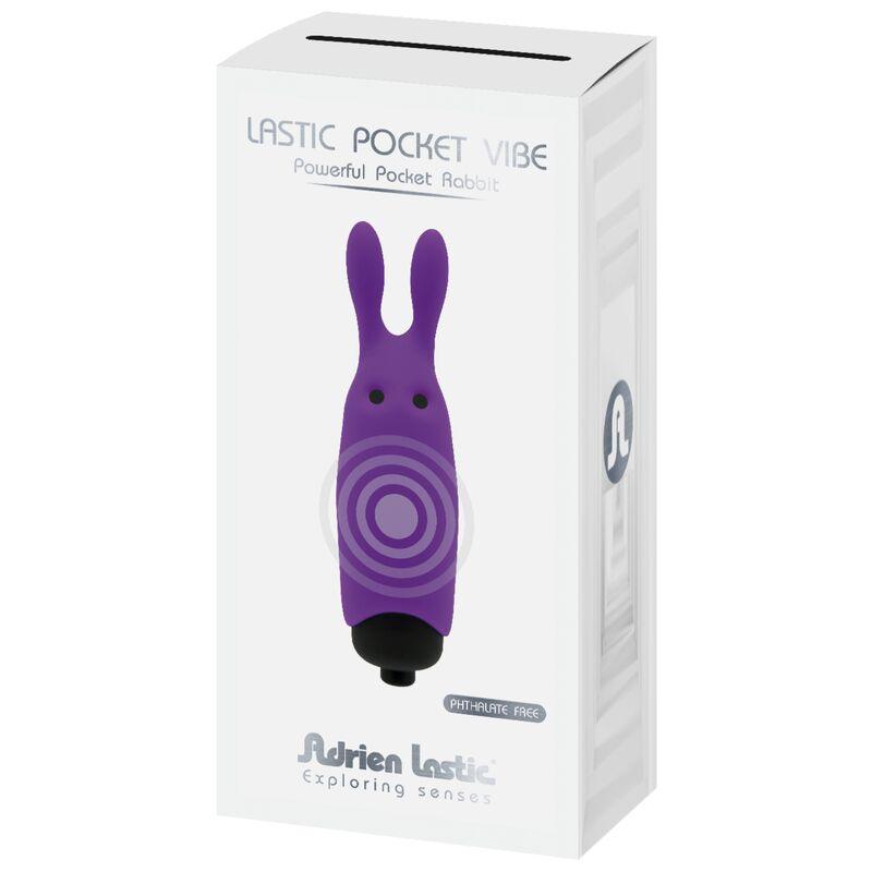 ADRIEN LASTIC - LASTIC POCKET VIBRADOR DE BOLSILLO CONEJO VIOLETA - Sensuana.es