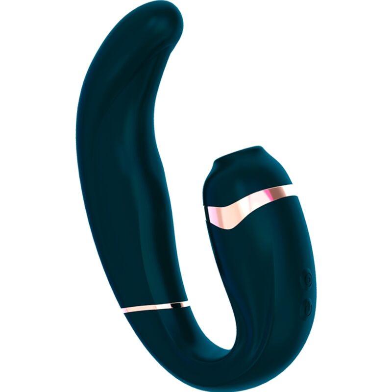 ADRIEN LASTIC - MY·G SUCCIONADOR CLITORIS Y ESTIMULADOR G-SPOT VERDE OSCURO - Sensuana.es