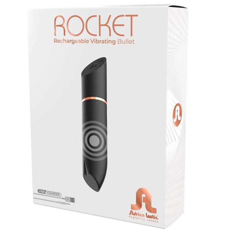 ADRIEN LASTIC - ROCKET BALA RECARGABLE NEGRO - Sensuana.es